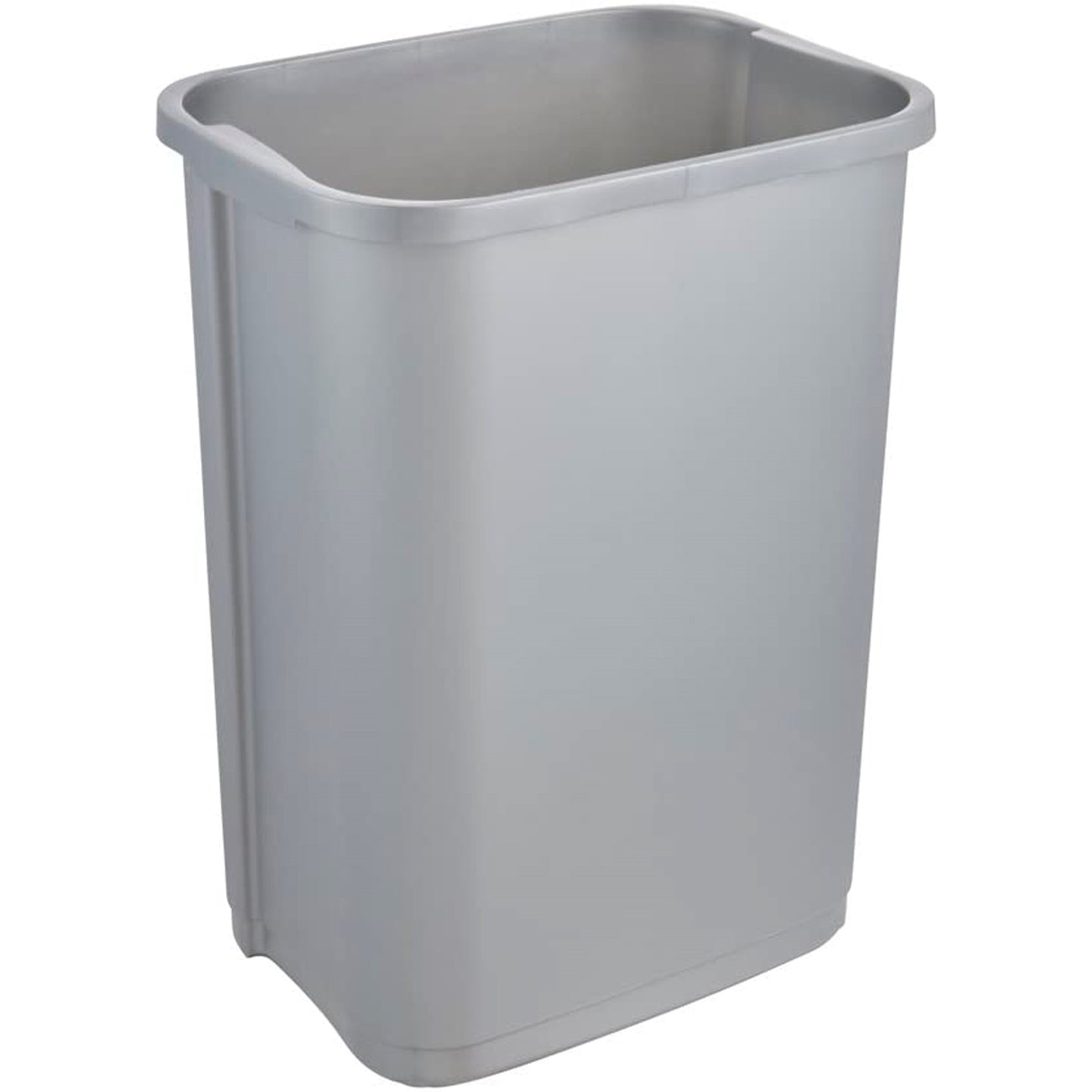 Pack De 3 Cubos De Basura Con Tapa Deslizante Rasmus 10/25/50 Litros En Color Plateado_3