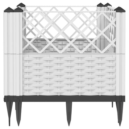 Jardinera Con Clavijas Pp Blanco 43,5x43,5x43,5 Cm_3