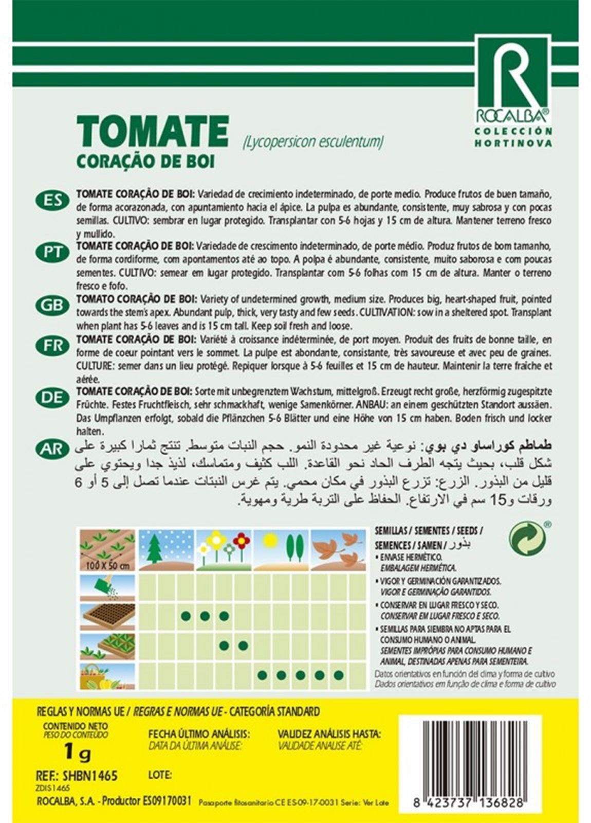 Semillas Tomate Corazón De Buey 1g_1