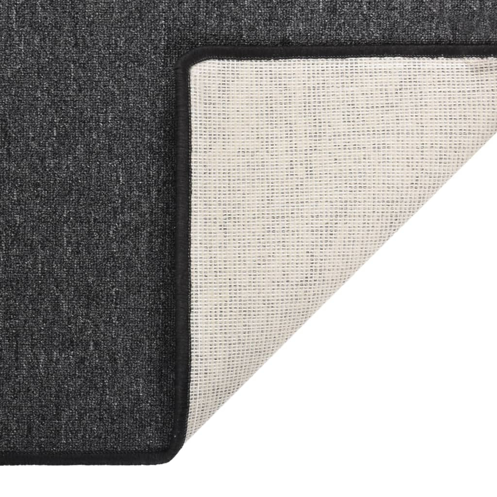 Vidaxl Alfombra De Pasillo Gris Antracita 50x100 Cm_4