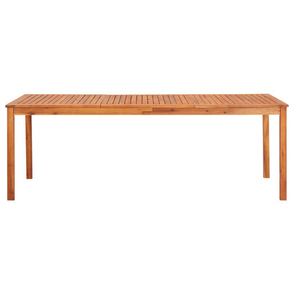 Set Comedor De Jardín 9 Pzas Y Cojines Madera Maciza De Acacia / Vetonek_5