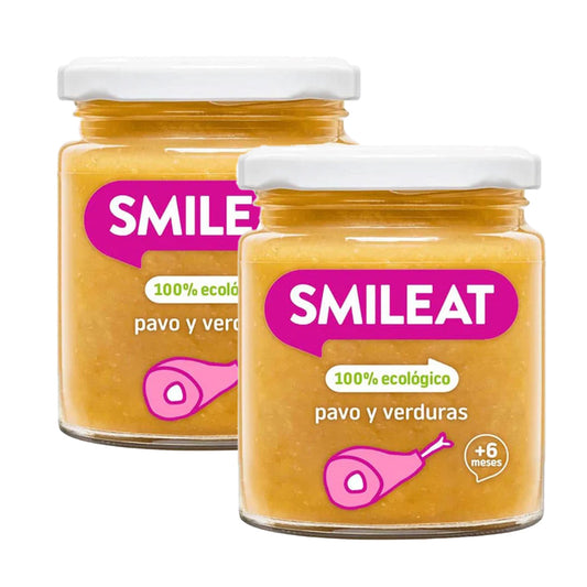PROMOÇÃO 2x Smileat Peru Biológico e Vegetais em Pote +6 meses 230g