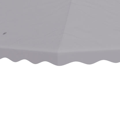 Outsunny Techo De Repuesto Para Cenador 3x3 M Con Techo Doble Gris Claro_4