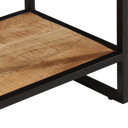 Mesa Consola Madera Maciza De Mango Rugosa 100x35x70 Cm_3
