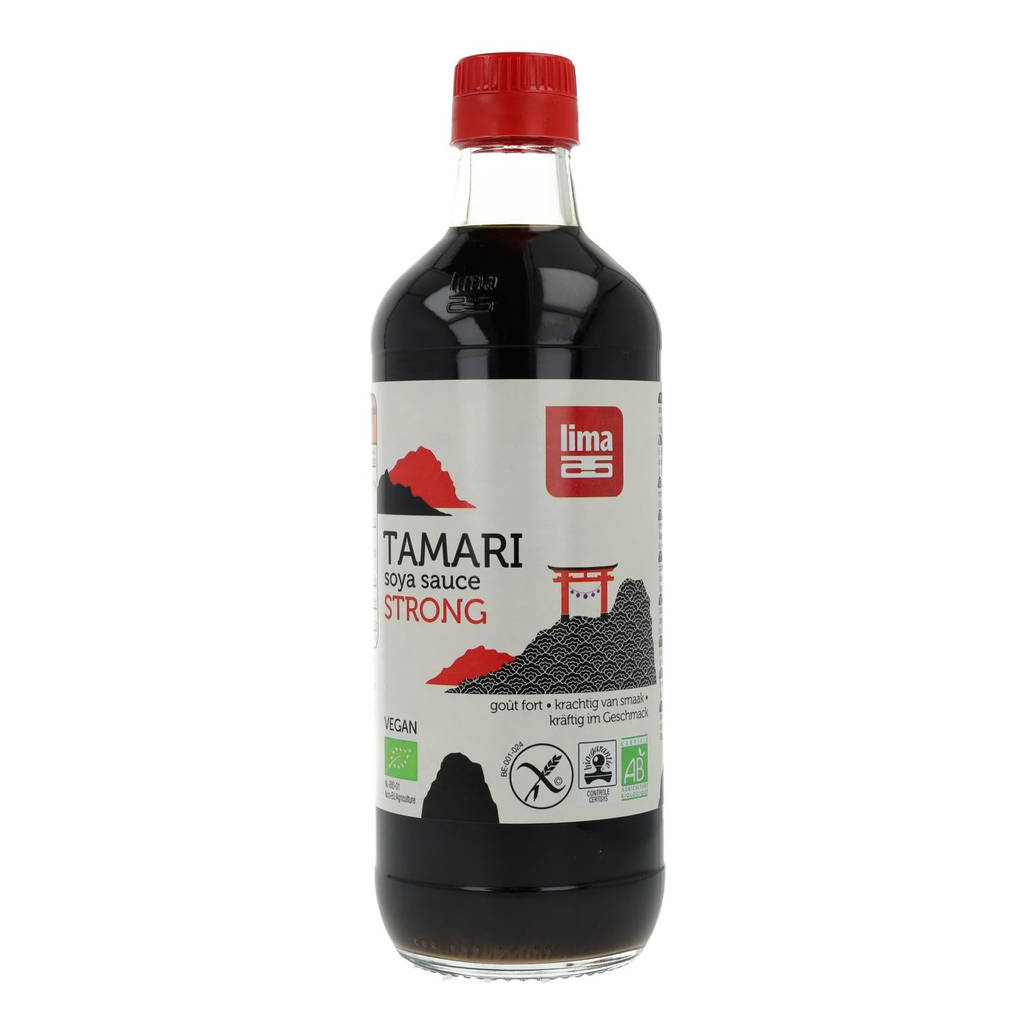 Tamari Salsa de Soja sabor fuerte ECO Lima 500 ml