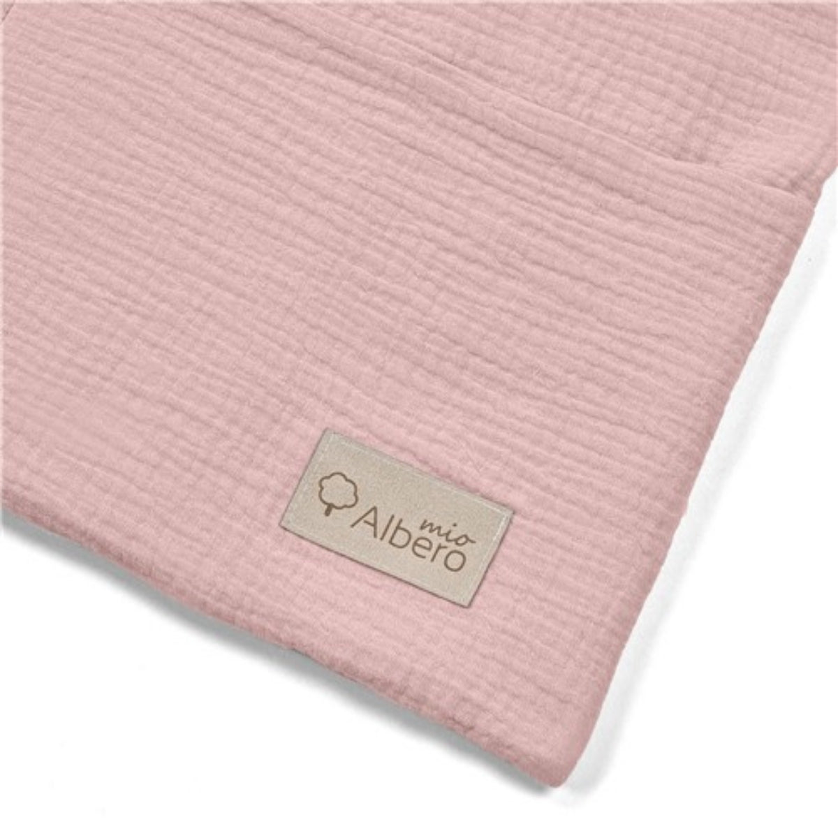 Organizador De Cuna Con Compartimentos Muselina Rosa_1