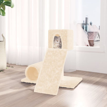 Vidaxl Rascador Para Gatos Con Postes De Sisal Color Crema 59 Cm_1