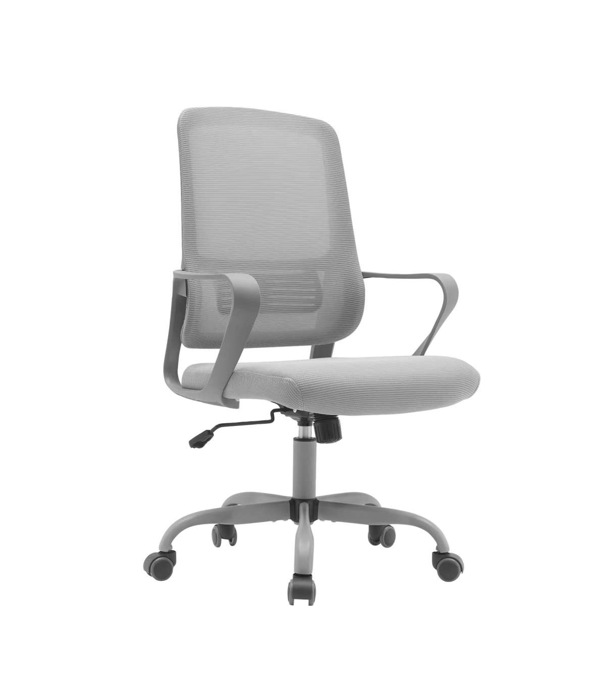 Silla Despacho Giratoria Elevable Acabado Gris, 59m(ancho) 99/109cm(altura) 56cm(fondo)_0