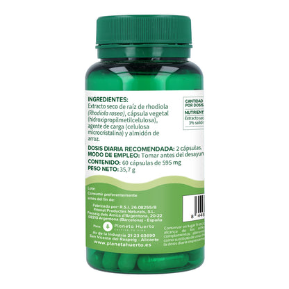 Rhodiola Planet Orchard 60 cápsulas