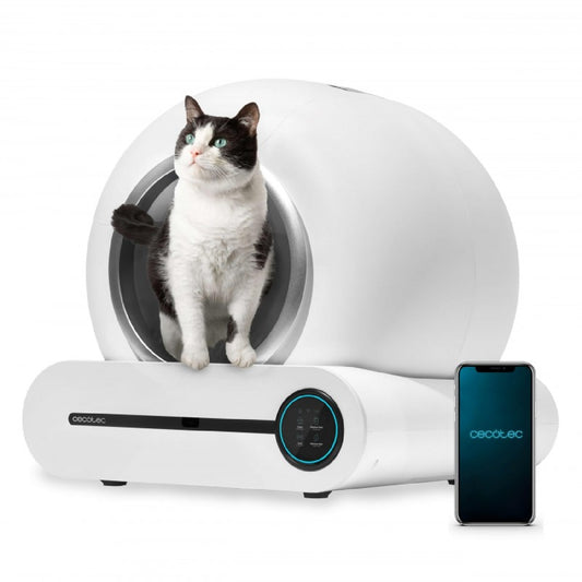 Arenero Con Autolimpieza Pumba 8000 Cleankitty Smart, Triple Sistema De Desodorización, Control Por Wifi Y Pantalla, Silencioso Y Seguro Con Sensor_0