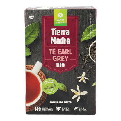 Chá Preto Earl Grey Biológico de Comércio Justo Tierra Madre Oxfam Intermón 40 g
