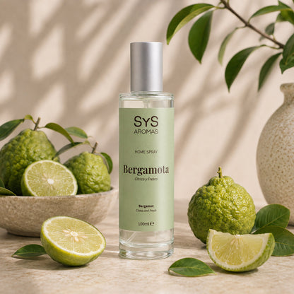 Ambientador Pulverizador Bergamota Origins SYS Aromas 100 ml | Aroma Cítrico y Floral | Equilibrante_2