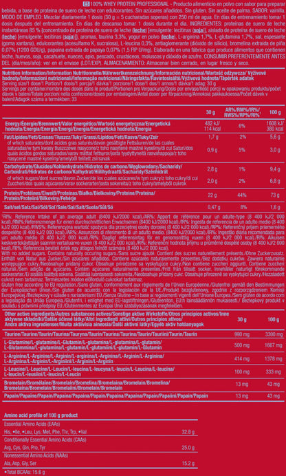 100% Whey Protein Professional - 1kg - Vainilla - Proteina De Suero Whey - Scitec Nutrition_5