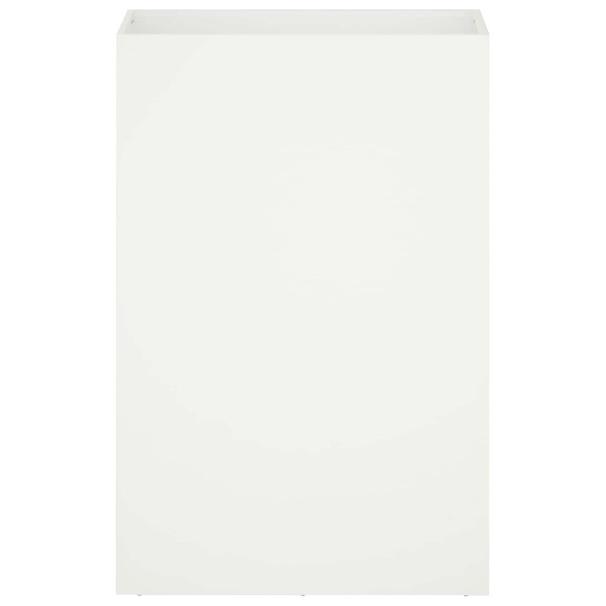 Macetero De Jardín Blanco 40 X 30 X 75 Cm_2