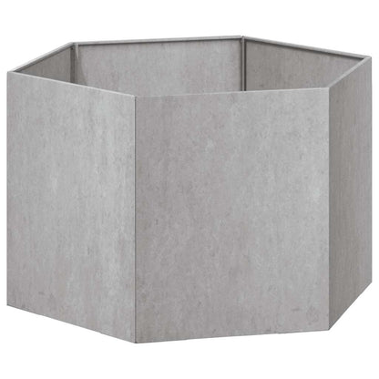 Jardinera De Acero Corten Oxidado 60x60x45 Cm_3