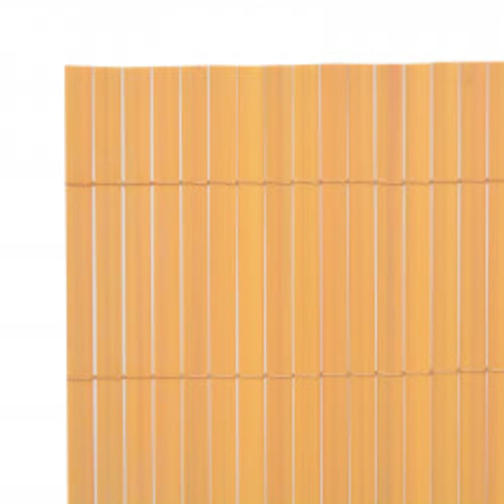 Valla De Jardín De Doble Cara Amarilla 90x400 Cm / Vetonek_1