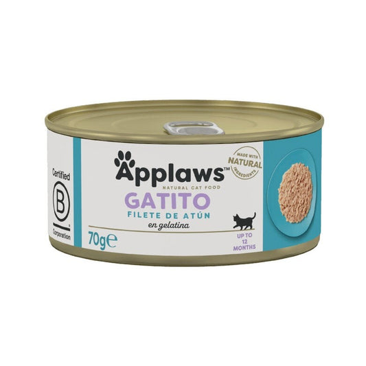 Ração Húmida para Gato em Conserva de Atum para Gatinho - Applaws Cat 70g