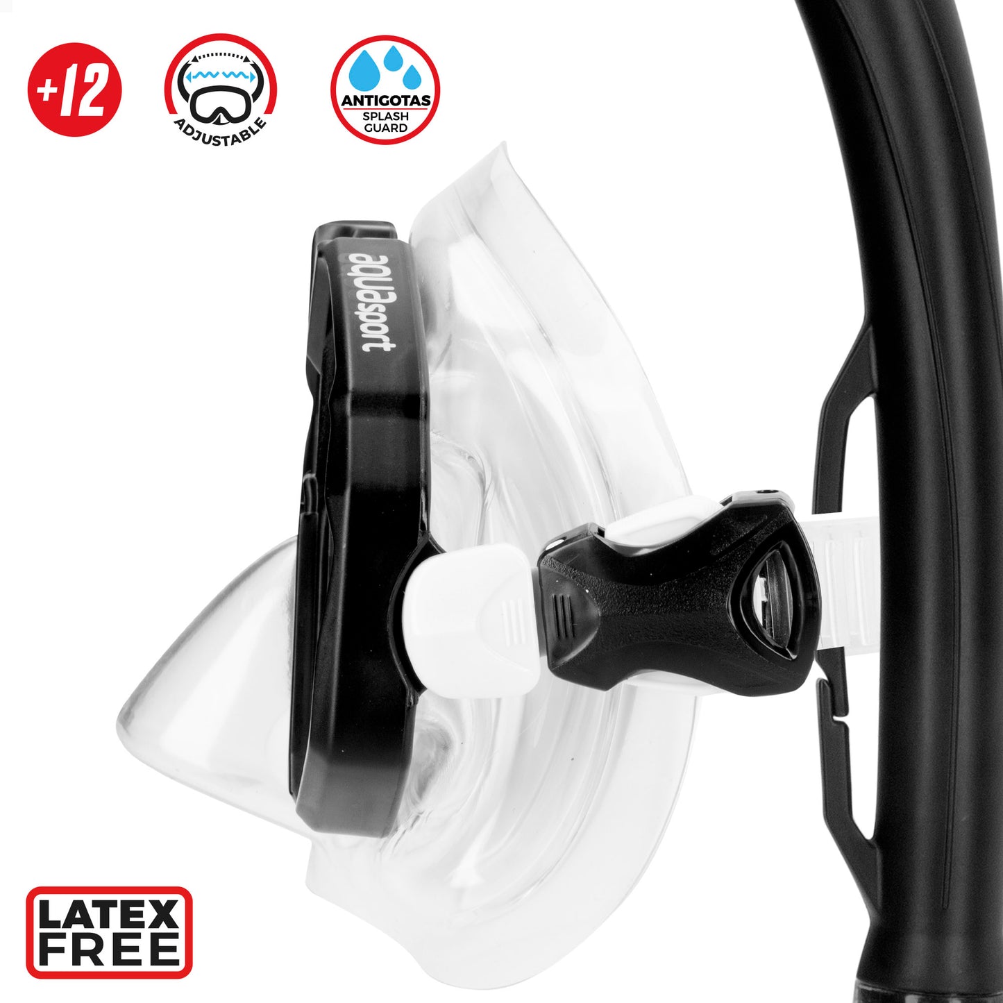 Aqua Sport Set Gafas De Buceo Adulto C/tubo Y Aletas T.38-42_2