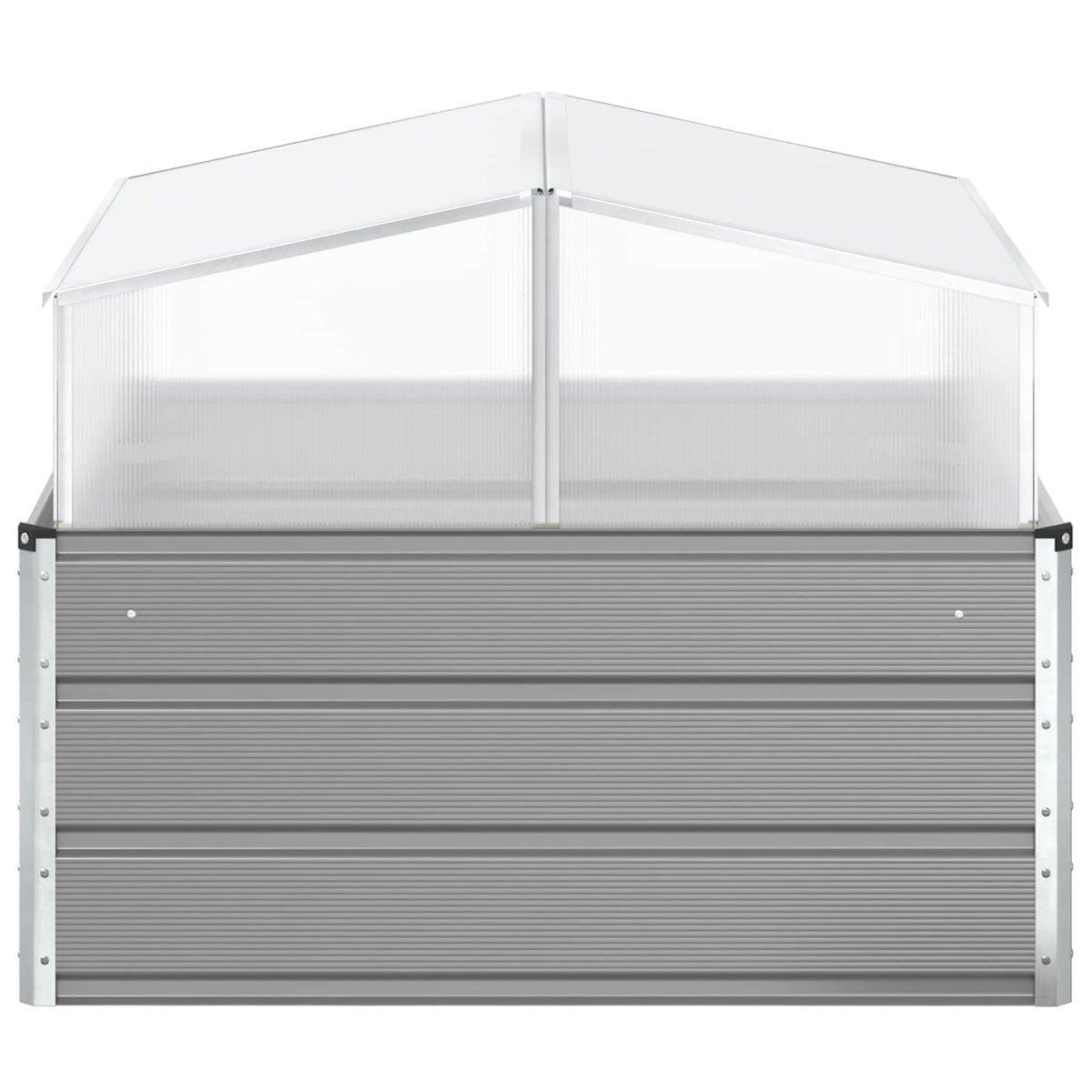 Jardinera Gris Claro 100 X 100 X 77 Cm Acero Galvanizado_4