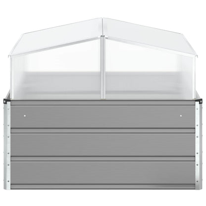 Jardinera Gris Claro 100 X 100 X 77 Cm Acero Galvanizado_4