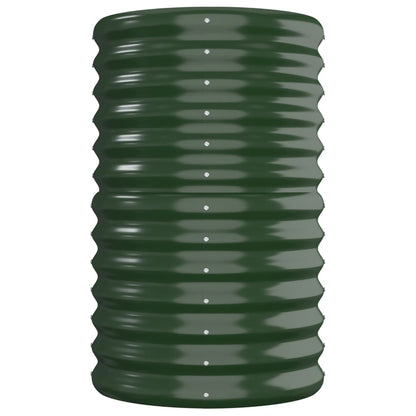 Jardinera Arriate Acero Galvanizado Verde 260x40x68 Cm_3