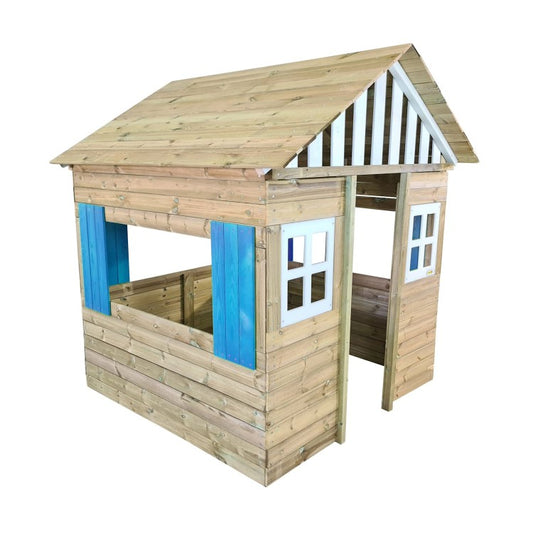Casita De Madera Masgames Lollipop Xxl Horeca Azul._0