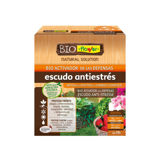 BioFlower Anti-Stress Shield Bioativador de Aminoácidos 4x5 g