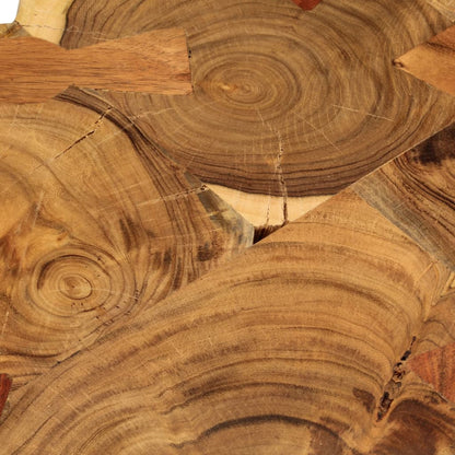 Mesa De Centro Con 6 Troncos Madera Maciza De Sheesham 35 Cm_3