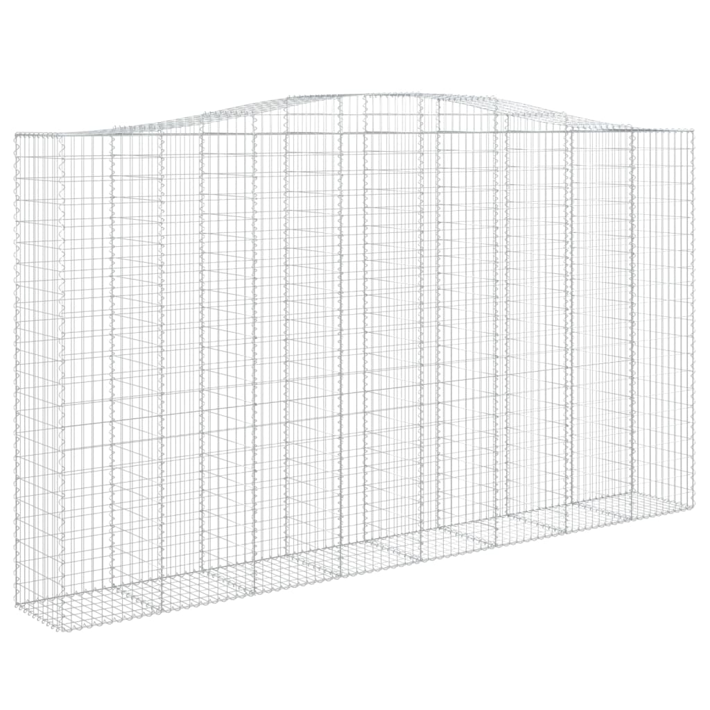 Cestas De Gaviones 8 Uds Forma De Arco Hierro 400x50x220/240 Cm_2