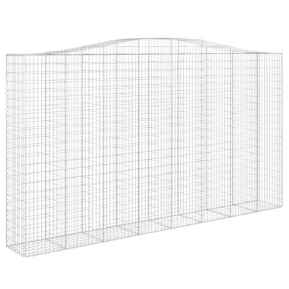 Cestas De Gaviones 4 Uds Forma De Arco Hierro 400x50x220/240 Cm_2