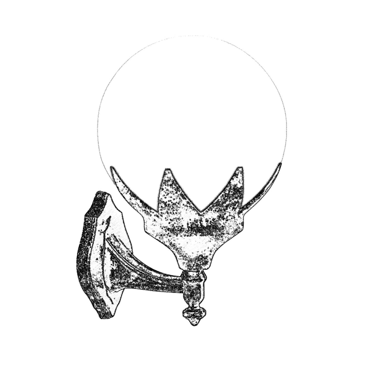 Aplique De Pared Para Exterior, Abs , Marrón, 29x25x38, Casquillo E 27 Max 60 W