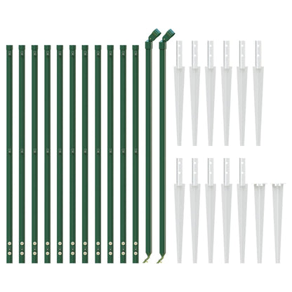 Cerca De Alambre Con Pinchos De Anclaje Verde 1,1x25 M / Vetonek_1