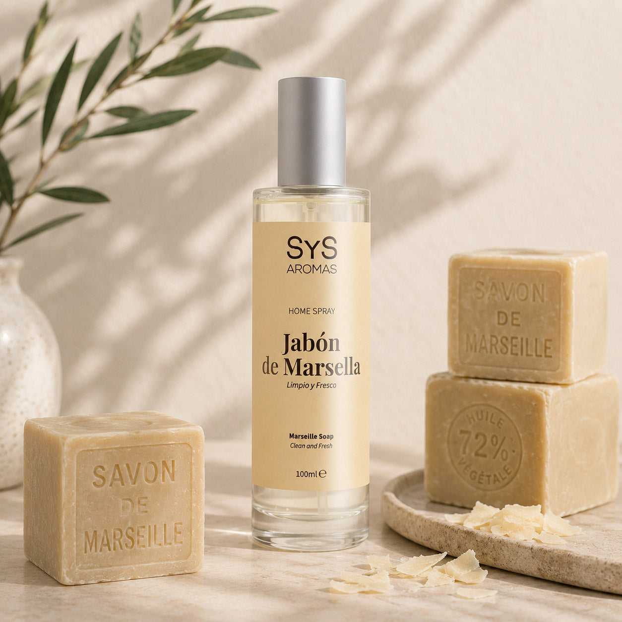 Ambientador Pulverizador Jabón de Marsella Origins SYS Aromas 100 ml | Aroma Fresco y Limpio | Reconfortante_2