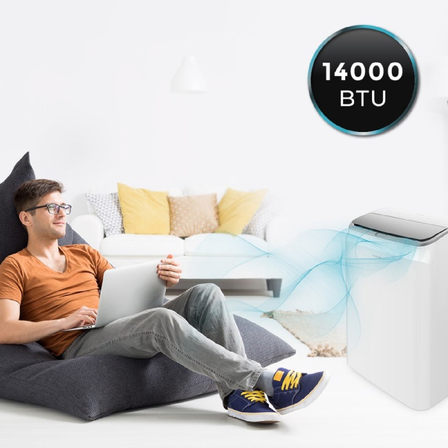 Cecotec Aire Acondicionado Portátil Aire Acondicionado Portátil Forceclima 14600 Soundless Heating_2