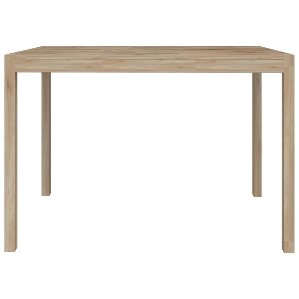 Mesa De Comedor Madera Maciza De Acacia 110x70x75 Cm_2