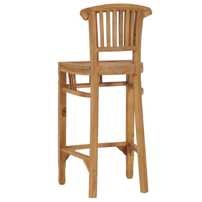 Taburete De Cocina De Madera Maciza De Teca_2