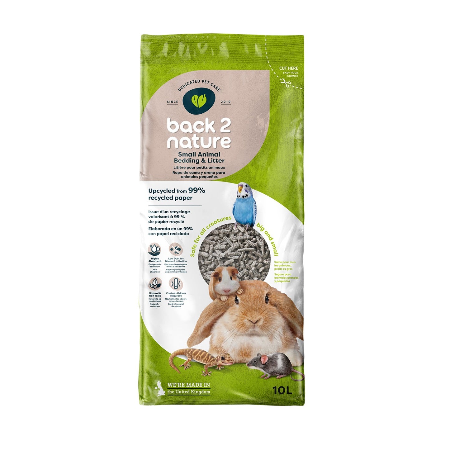 Roupa de cama de papel reciclado Back 2 Nature 10L Fibrecycle