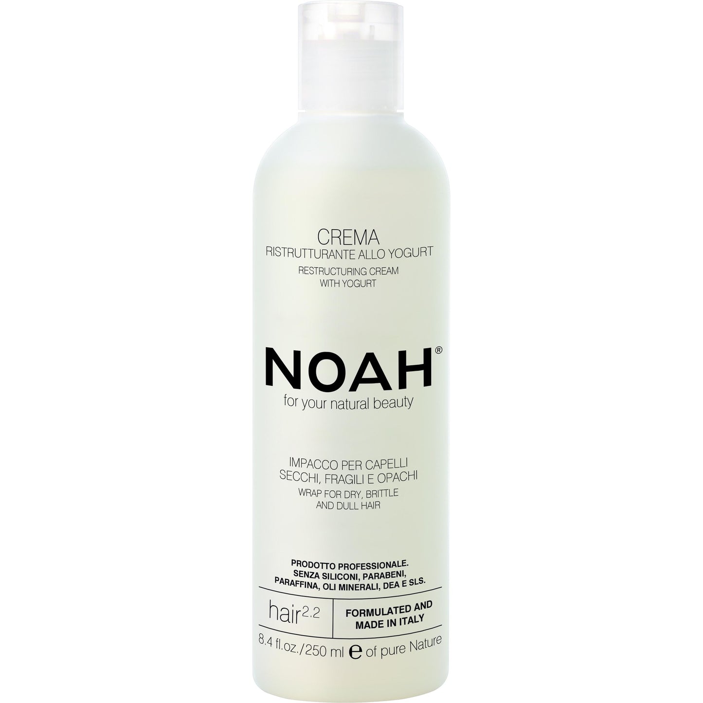 Creme reestruturante com iogurte 2.2 Noah 250 ml
