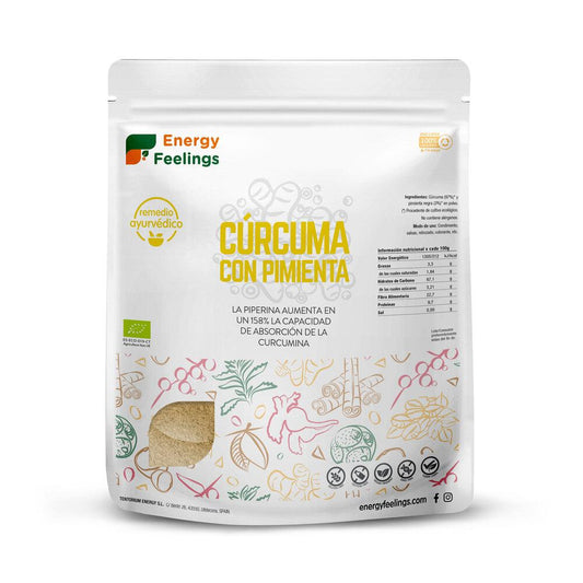 Cúrcuma com Pimenta-do-Reino em Pó Eco Energy Feelings