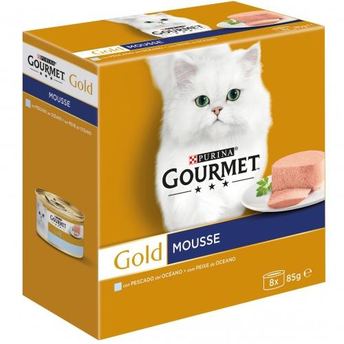 Mousse GOURMET GOLD PesOceano Multipack (8x85g)