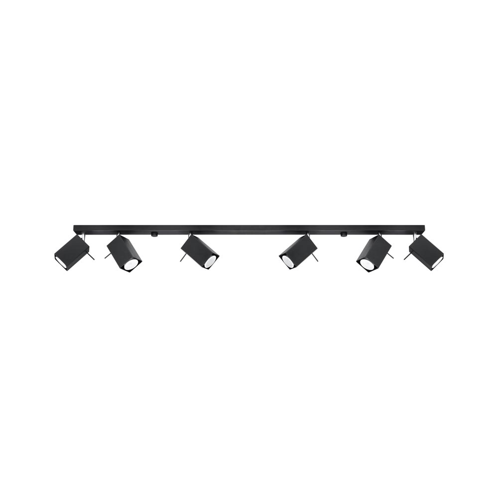 Aplique De Techo Merida 6l Negro, Gu10_1