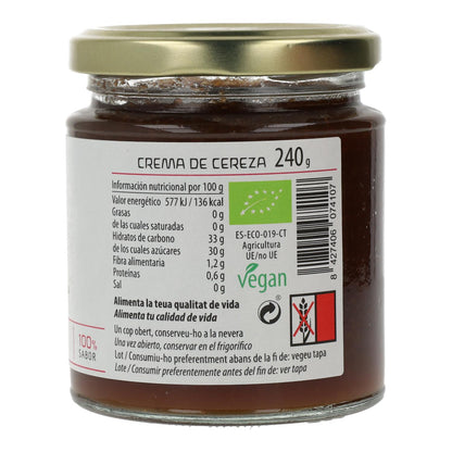 Geleia de cereja biológica Cal Valls, 240 g