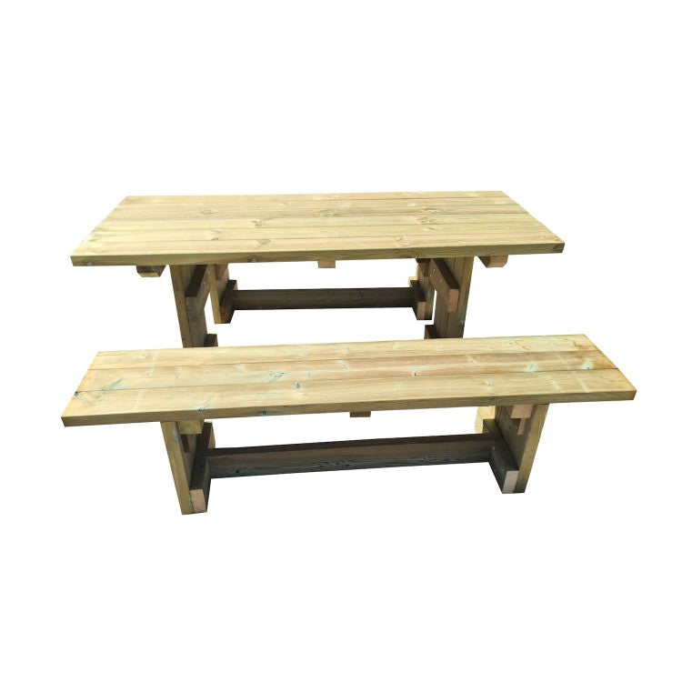 Mesa De Picnic Masgames Calella Con Bancos Independientes._1