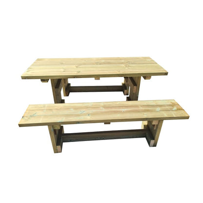 Mesa De Picnic Masgames Calella Con Bancos Independientes._1