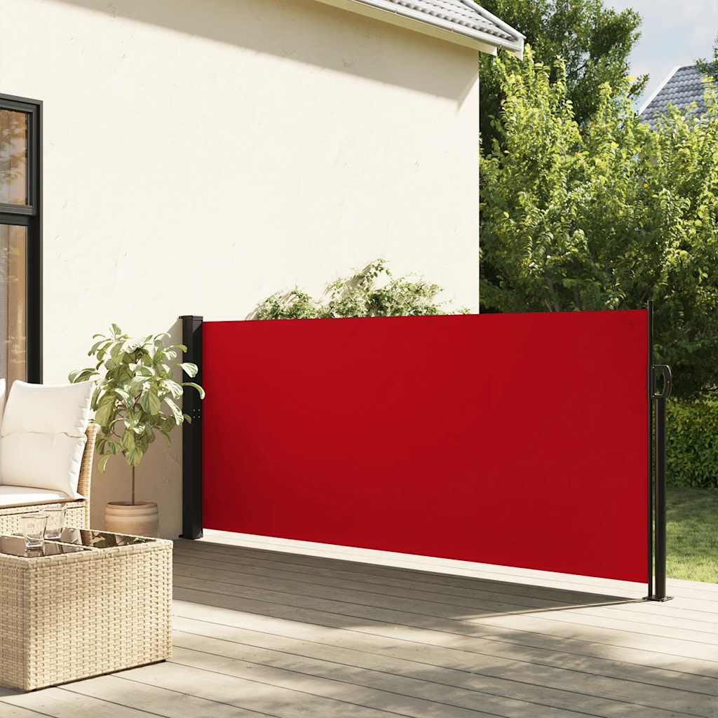 Vidaxl Toldo Lateral Retráctil Rojo 117x300 Cm_1