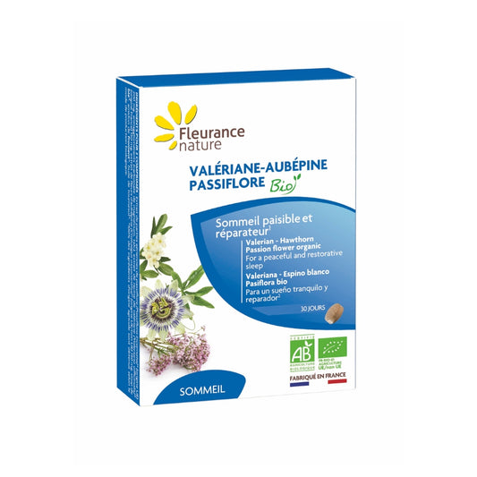 Valeriana - Espino Blanco - Pasiflora Eco Fleurance Nature 60 Comprimidos_0