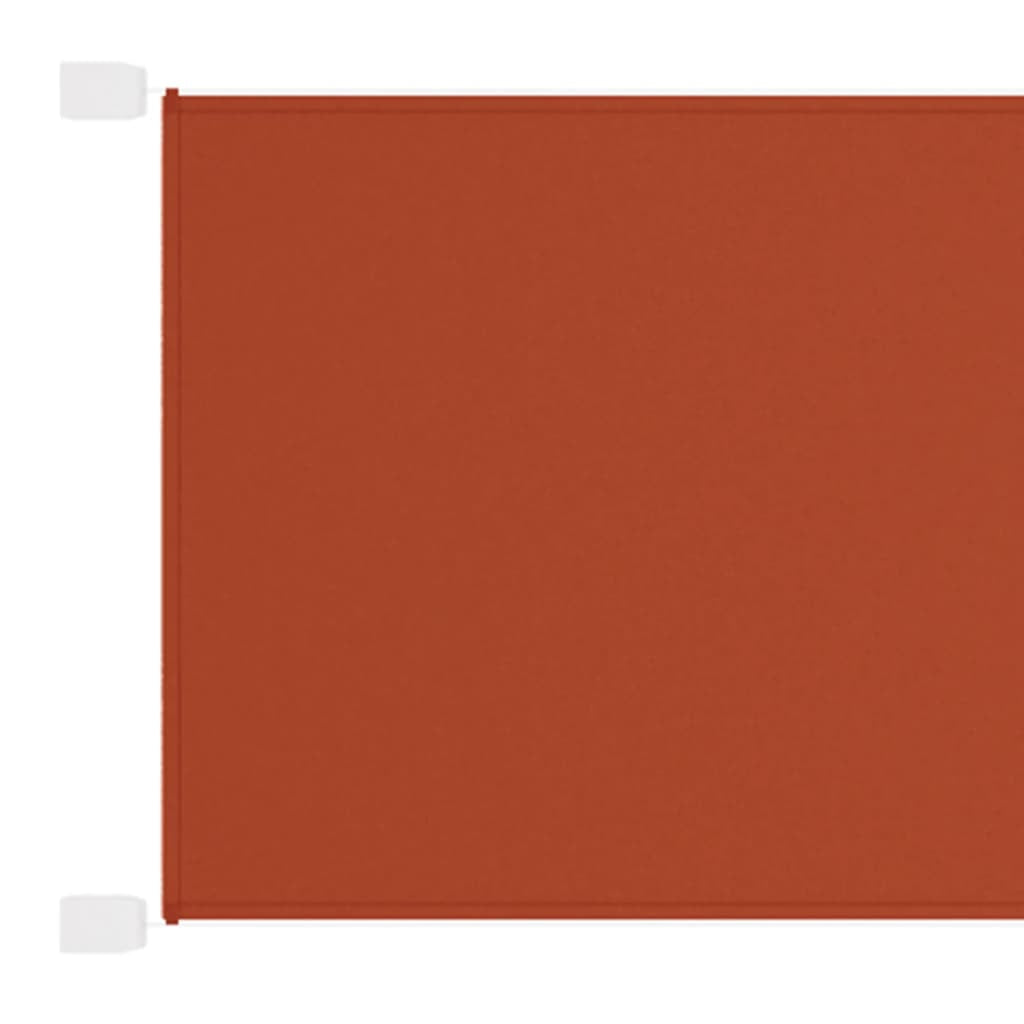 Vidaxl Toldo Vertical Terracota Tela Oxford 180x800 Cm_0