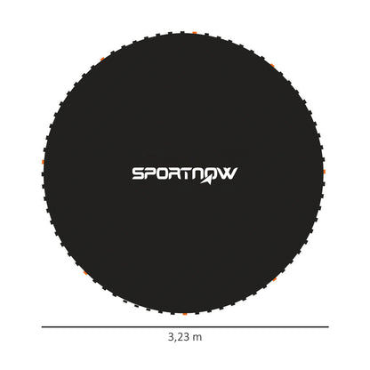 Sportnow Tapete De Repuesto Para Trampolín De 12 Pies Ø323 Cm Negro_2