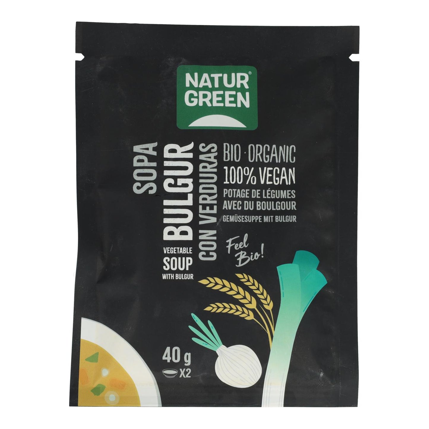 Sopa de Bulgur e Legumes Naturgreen 40g