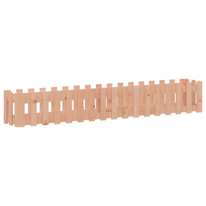 Arriate Elevado Jardín Valla Madera Maciza Douglas 200x30x30 Cm_3